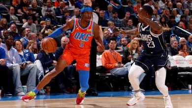 okc thunder vs dallas mavericks match player stats