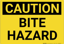 warning about bite slogan okz
