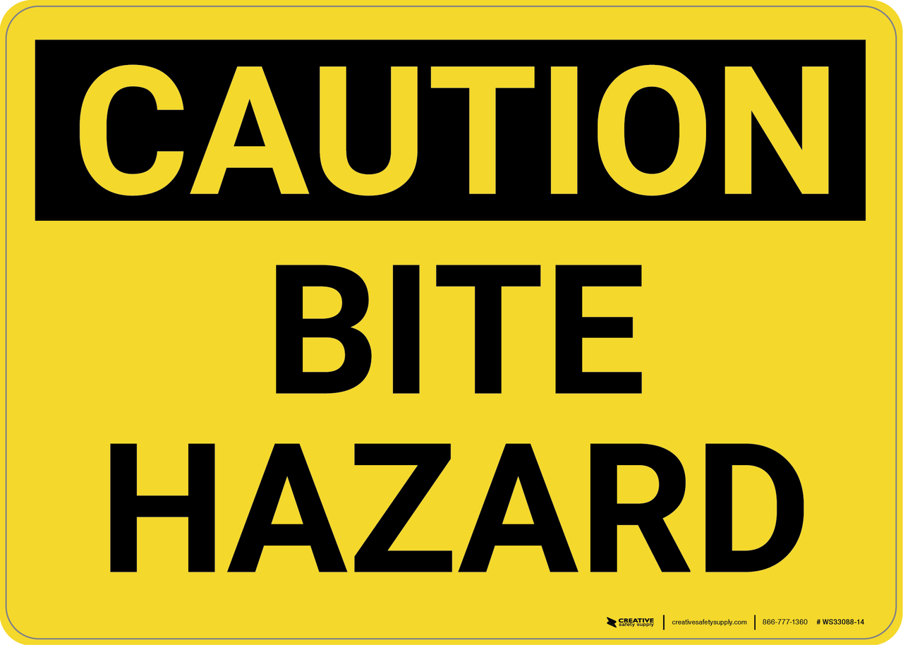 warning about bite slogan okz